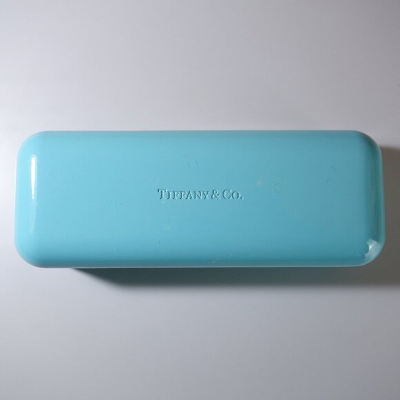 Tiffany & Co. Replacement Turquoise Glasses/Sunglasses Case, Sz 2.5 in x 6.5 in - Picture 1 of 10